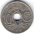 FRANCE 10 CTS 1937