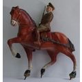 VINTAGE Wooden ' WW1 MOUNTED OFFICER ' TRICO ( ...