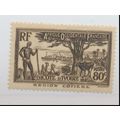 Ivory Coast Stamp Scott #133, Mint Never Hinged