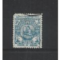 Burma.SG139 3p Dancer (Blue).Fine Used.Jul25b