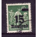 GERMANY 1923 15T on 40M GREEN REAPERS SG 276 FI...