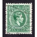 Jamaica KGVI 1938 ½d Blue-Green Used SG 121 pos...
