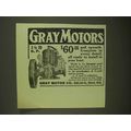 1909 Gray Motor Ad - Complete in Every Detail