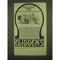 1909 Glidden Velvet White Enamel Ad