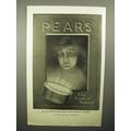 1908 Pears Soap Ad - The Light of Beauty