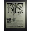 1995 Hornady New Dimension Custom-Grade Dies Ad
