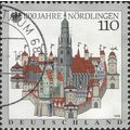 GERMANY, 1100 years Nördlingen, grey 1998, 110p...