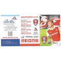 Fixture Card ROTHERHAM UNITED 2016-17 (Mint Con...