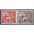 1924 Wembley Pair SG430-431 Light Mounted Mint.