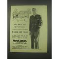 1949 Moss Bros Blue Blazer and Sports Trousers Ad - Walker Cup Team