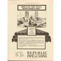 REPUBLIC IRON STEEL COMPANY 1928 dependable pip...