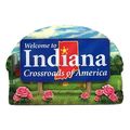 Indiana State Welcome Sign Artwood Fridge Magnet
