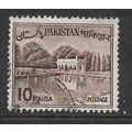 PAKISTAN 1961 10p BROWN SHALIMAR GARDENS LAHORE...