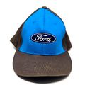Ford Snapback Hat Cap Blue/Gray