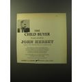 1960 Alfred A. Knopf Book Advertisement - The Child Buyer by John Hersey