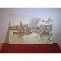 PLEASURE BOAT, PADSTOW, CORNWALL c.1900 postcar...