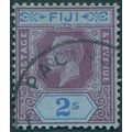 Fiji 1927 2s purple & blue on blue Die II SG239...