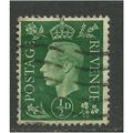 GB 1937 KGV1 1/2d Green stamp SG 462.(H429