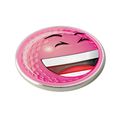 Asbri Pink Smiley Laugh Golf Ball Marker.