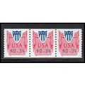 CVP33 34c Shield Very Fine MNH Strip of 3 PA5336