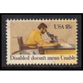 Used 1925 18c Disabled Fine W4514
