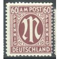 Germany 1945 - 60pfg brown - Allied Military Po...