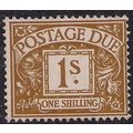 GB 1968 QE2 1/-d Ochre Postage Due Used SG D74 ...