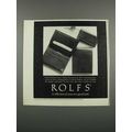 1983 Rolfs Golden Circle Leather accessories Ad