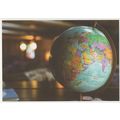Spinning Atlas Style Geography Globe 2x German ...