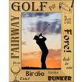Golf Sayings Laser Engraved Wood Picture Frame ...