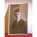 UNKNOWN MAN with a high QUIFF antique photograp...