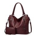 Large Capacity Women's Crossbody Handbag Two Pi...