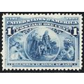 230, Mint XF/Superb NH 1¢ With Graded 95 Certif...