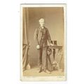 Victorian cdv photo young man standing Wisbech ...