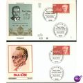 Germany FDC 1975 - SG B499 - Paul Lobe - Birth ...
