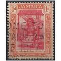 Jamaica 1921 SG79 1d Carmine & Orange Good/Fine...