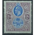 Sierra Leone 1912 SG125 2/- Blue & Purple/Blue ...