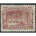 Newfoundland 1896 SG71 6c Red-Brown Mint No Gum...