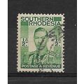 SthrnRhodesia.SG40 1/2d King George VI (Green)....
