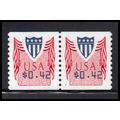CVP32 42c Shield Very Fine MNH Pair PA5013
