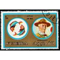 Fujeira 1973 Zodiac & Baden-Powell Airmail 1R U...