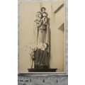 vintage postcard Religious Statue, no indicatio...
