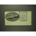 1914 Domino Sugar Products Ad - Cyrstal