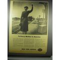 1942 New York Central Railroad Ad - To Every Mother