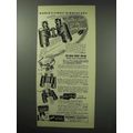 1950 Bushnell Binoculars Ad - Feather Light