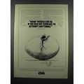 1983 CNA Insurance Ad - No Courage to Attempt
