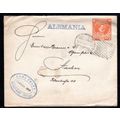 Chile Postal Sta. 1918 Uprated Santiago to Germ...