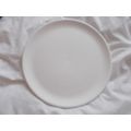 PLATE DESSERT BASIC/ WHITE (03/01) MINOR DAMAGE...