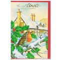 Traditional Xmas Card - Dear Uncle" 7.5 x 5" in...