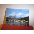 BRUNNEN, SWITZERLAND used postcard 1989 pm =